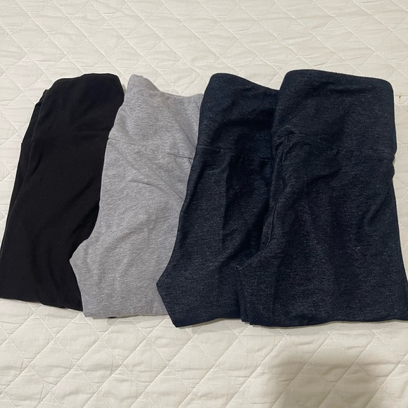 No Boundaries Pants - 4 Piece Bundle No Boundaries Black Gray and Blue Leggings Casual Comfort